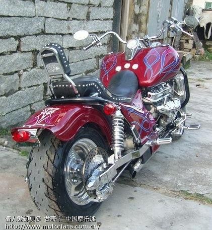 国内唯一1台现今最大排量的摩托车:V8 BOSS