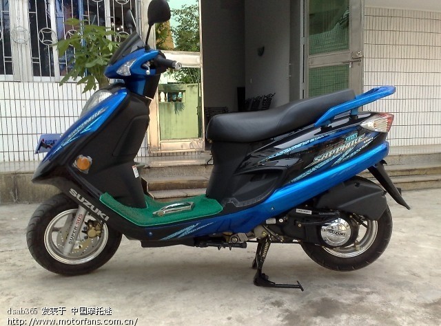 哈哈 刚入手两天的蓝巨星运动版 - 豪爵铃木 - 摩