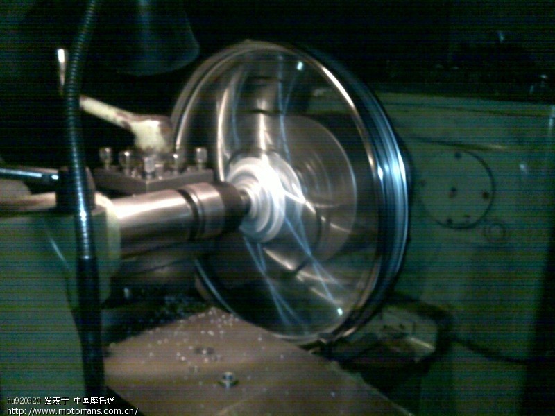 天剑不换前减震小改网轮碟刹全过程 - 雅马哈 