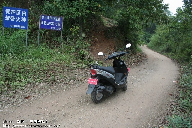小踏板跑林道. 光阳劲丽 GP110,没上牌, 怕JC.