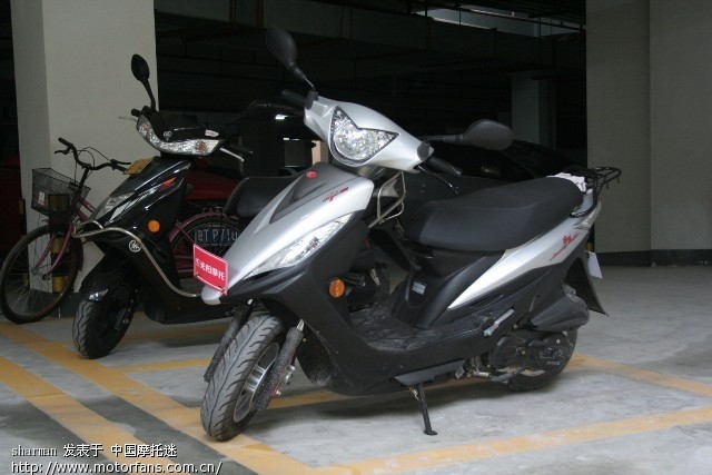 小踏板跑林道. 光阳劲丽 GP110,没上牌, 怕JC.