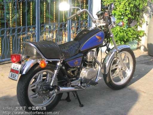 本田LA250改的哈雷883,我的最爱! - 维修改装