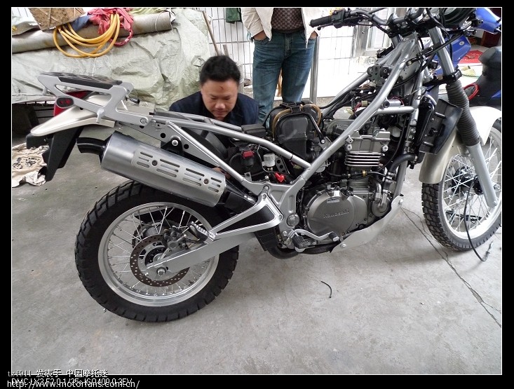 kawasaki kle400降临桃城