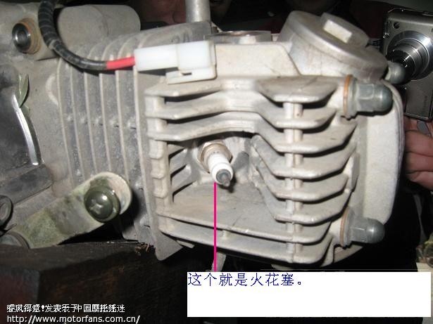 请教;威武的火花塞的位置在哪啊? - 弯梁世界 -