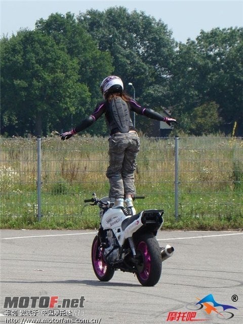 洋MM杂耍大排机车! - 重庆摩友交流区 - 摩托车
