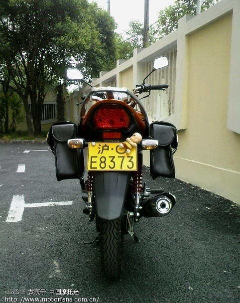 CBF125加装尾箱、汽油过滤、挡泥板 - 新大洲