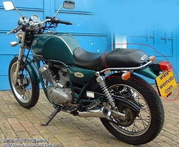 雅马哈SRV250的后胎是多大啊, - 雅马哈 - 摩托