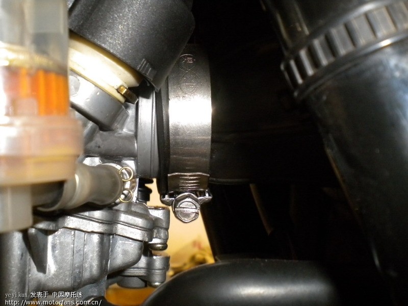 EN125-2A改装CVK26带加速泵化油器~(更换量