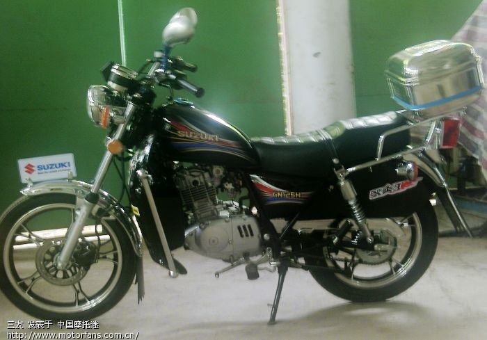 请教豪爵铃木gn125--h能够装双光透镜不? - 摩