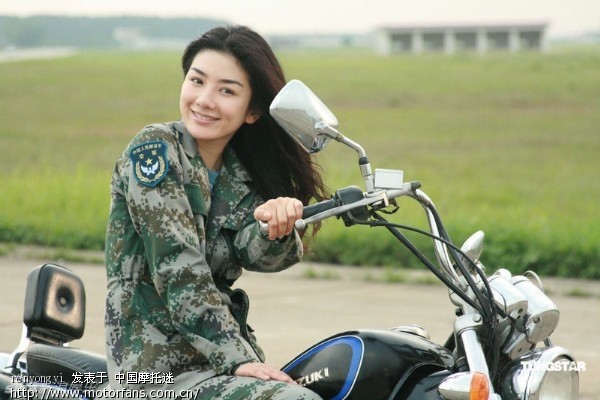 美女与铃木 - 摩托车论坛 - 济南铃木 - 摩托车论