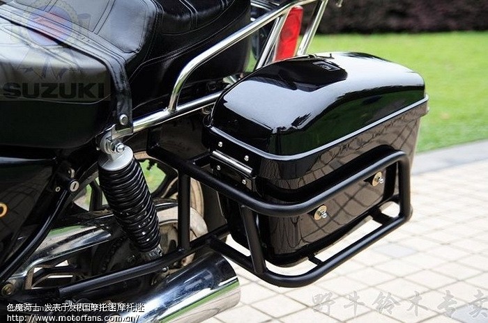 GN125装这样一个边箱和谐不。 - 豪爵铃木 - G