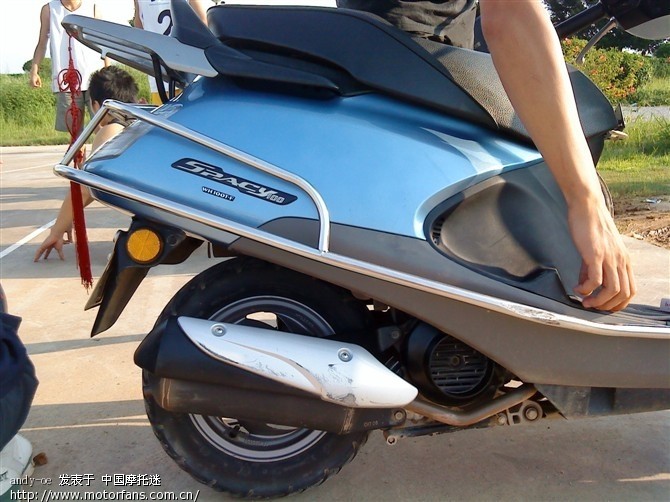 五羊本田优悦100+CBS`准备30000公里`拍个相