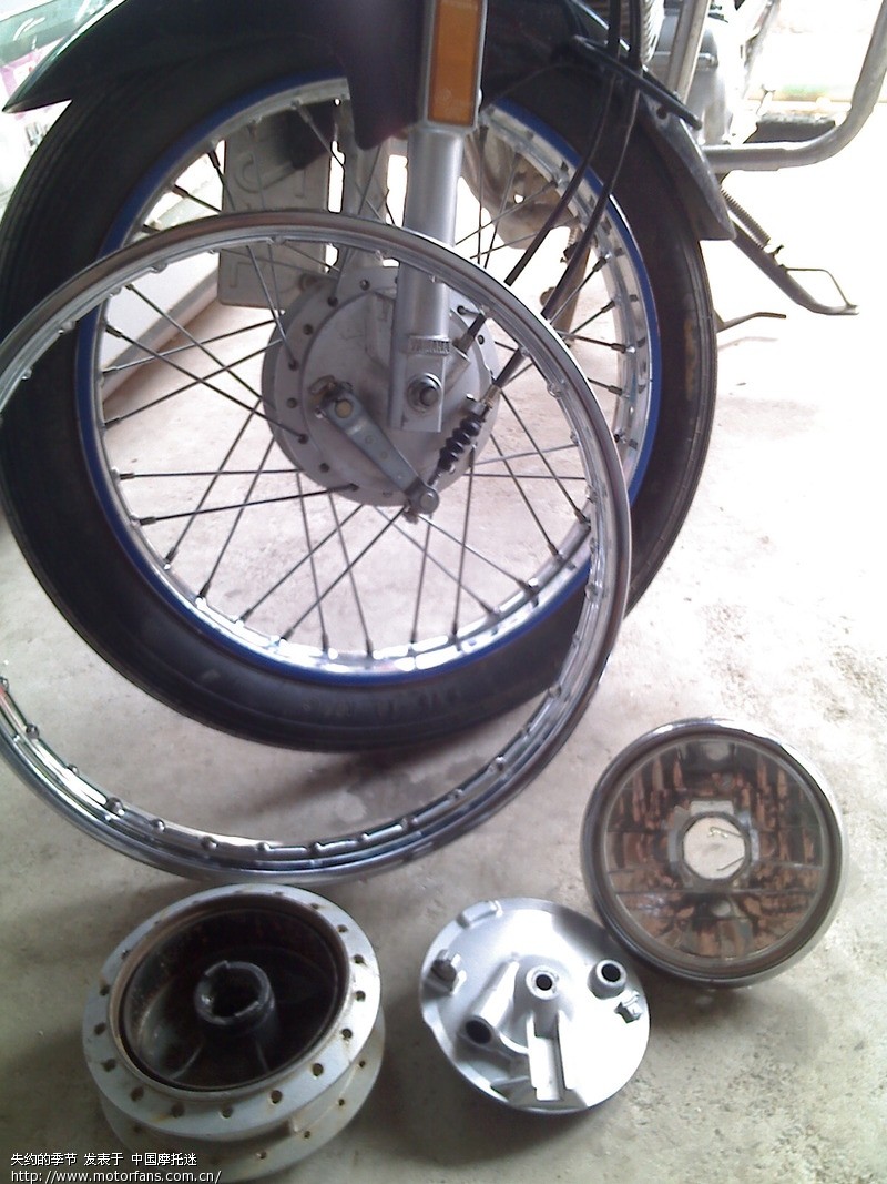 用了8个小时,自己编好校正好网轮,也学会了拆