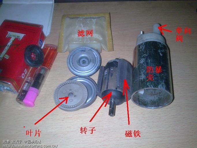 来看看汽油泵内部结构高清图片