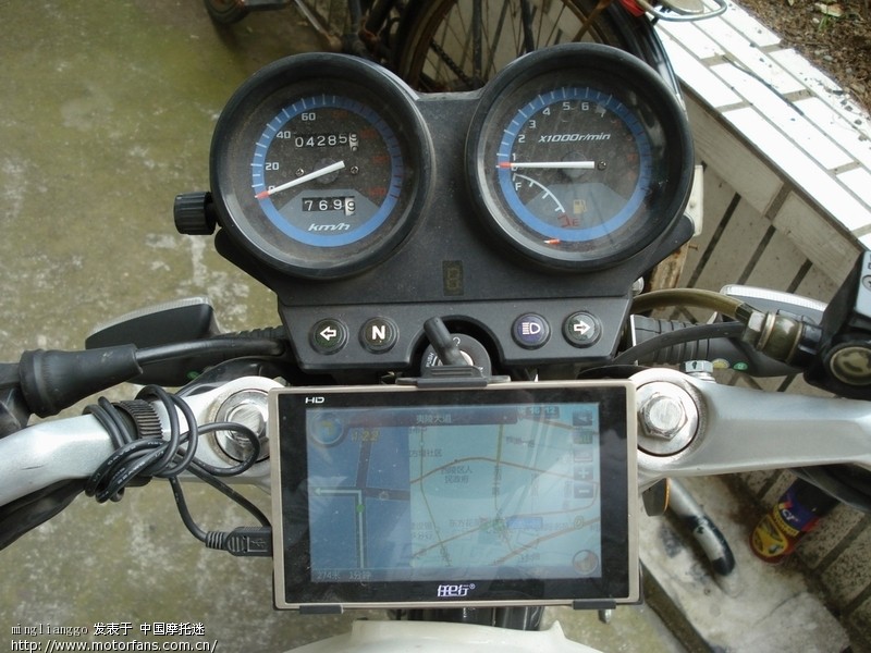 分离式手把GPS安装方法(图片说明) - 摩托车论