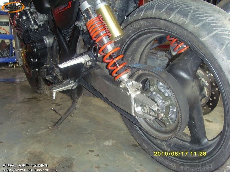 摩托车论坛 进口品牌 进口本田honda 03 cb也疯狂(皮带传动)转帖