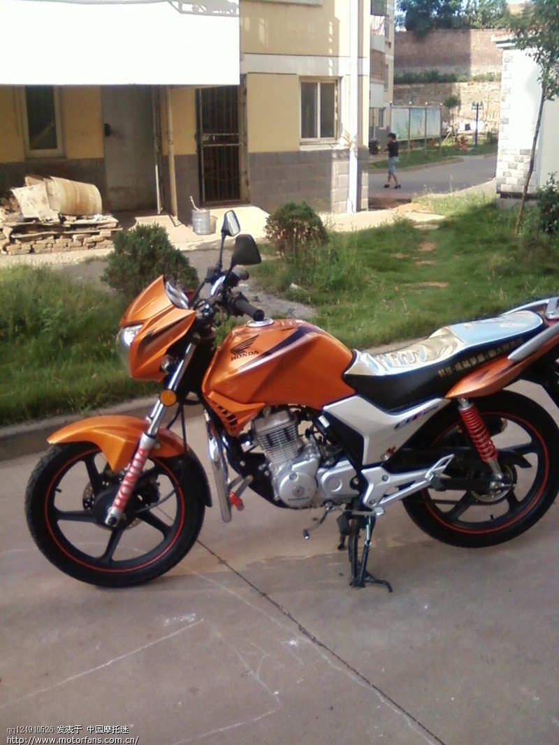 Cbf125.橙色小战鹰 - 新大洲本田 - 摩托车论坛