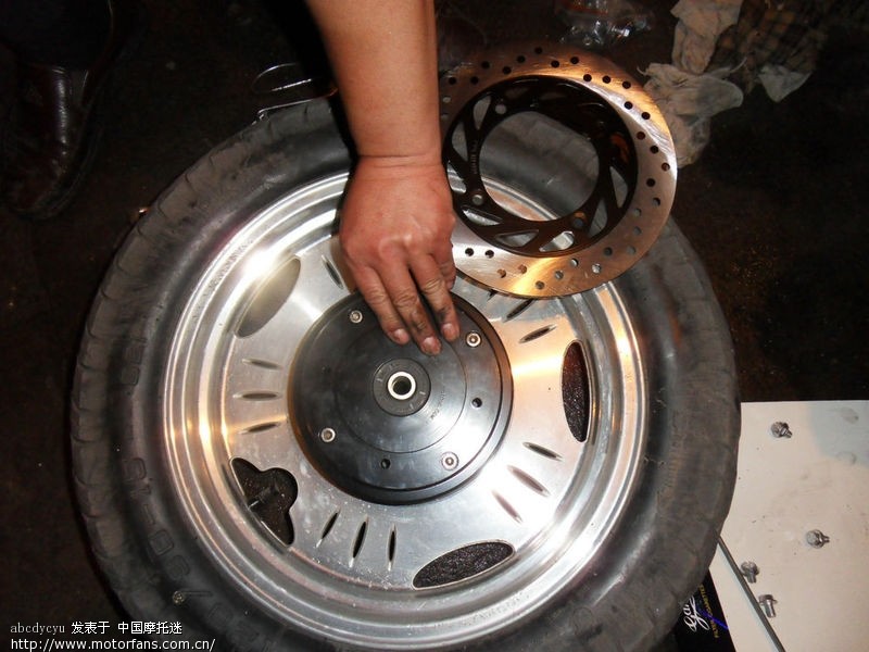 大运风暴太子125-7改后碟刹 - 维修改装 - 摩托