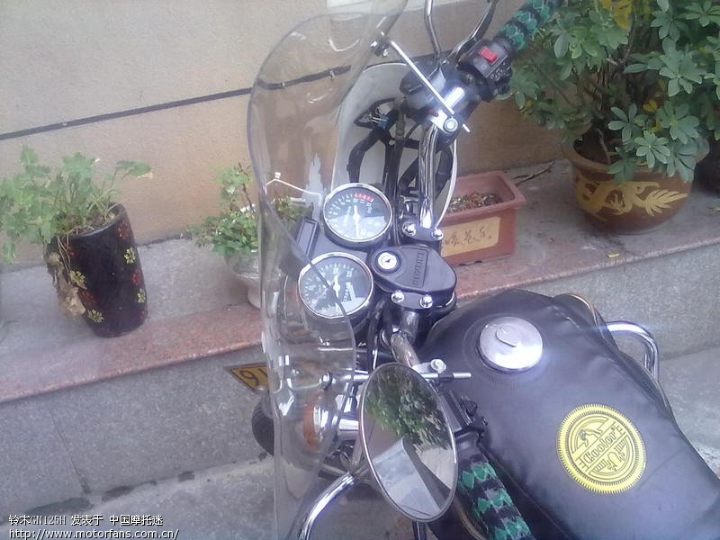 看看我今天新装的挡风玻璃,怎么样? - 摩托车论
