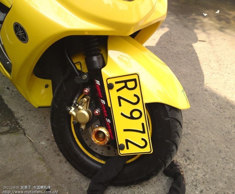 请教各位兄弟来了,迅鹰前牌安装问题 - 踏板论