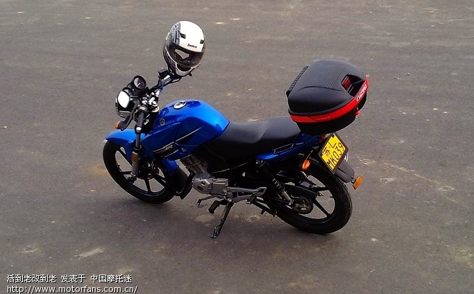 装了个大箱子 我的天剑K还帅吗? - 雅马哈 - 摩