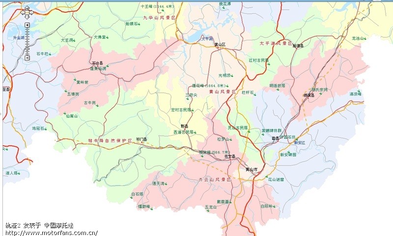 皖南地区详细地图供摩友分享。下载 - 色魔驴行