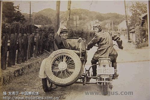 百年前日本人与摩托车的生活照(图) - 摩托车论
