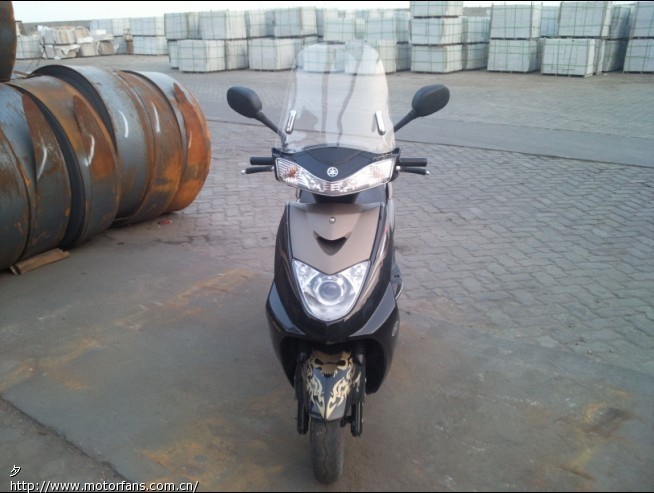 讯鹰装挡风板 - 踏板论坛 - 雅马哈踏板摩托 - 摩