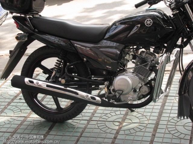 雅马哈国三yb125Z 排气隔热板换个颜色好看?