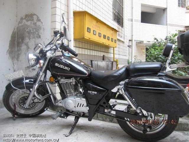 03 轻骑铃木风暴太子gz150(qs150b)欢迎您和爱车跟图跟帖
