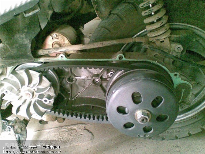 追梦今天换皮带 有图有真相 大家交流下 - 踏板