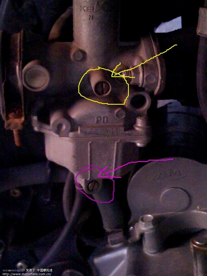 46B的调怠速怎样调 - 新大洲本田 - 摩托车论坛