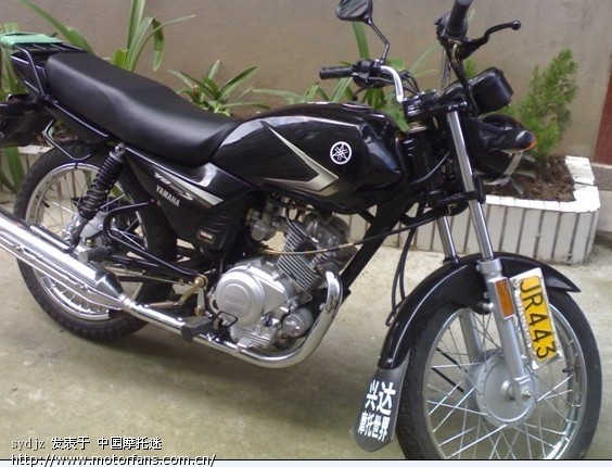 刚买的新车钢丝轮毂换铝轮毂 - 雅马哈 - 摩托车