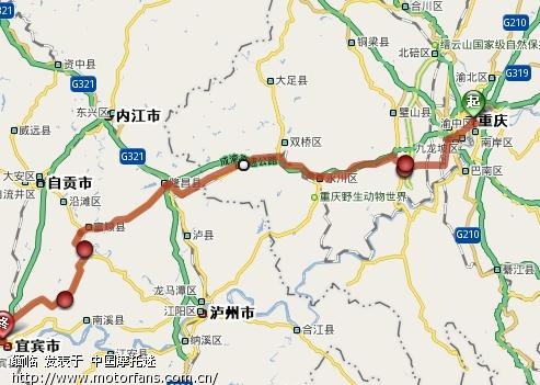 泸州到永川沿途风景区