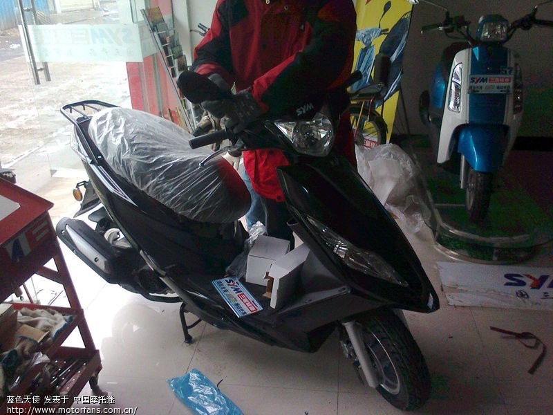 冒雪驱车40公里--买GR高手125 - 踏板论坛 - 摩