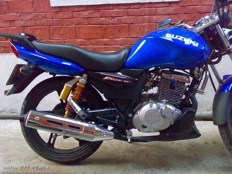 3F新改的脚刹杆 - 豪爵铃木 - 摩托车论坛 - 中国