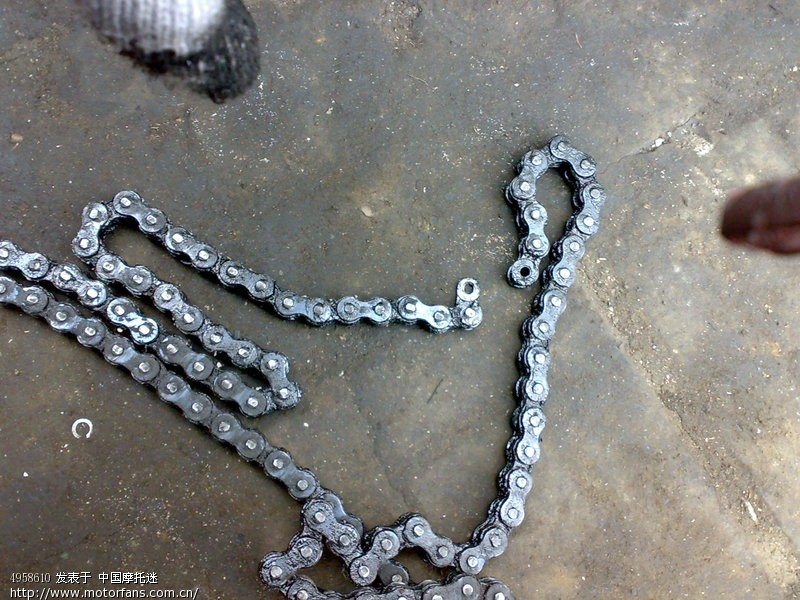 链条竟然断了,推行15公里去换链条 - 摩托车论