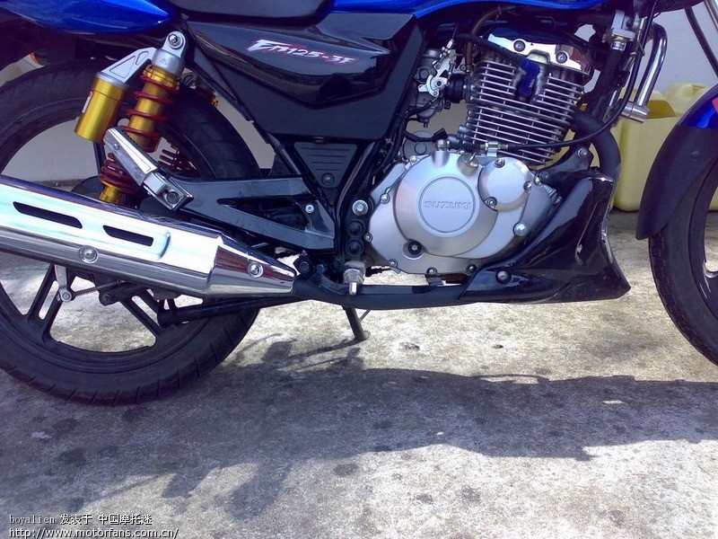 3F新改的脚刹杆 - 豪爵铃木 - 摩托车论坛 - 中国