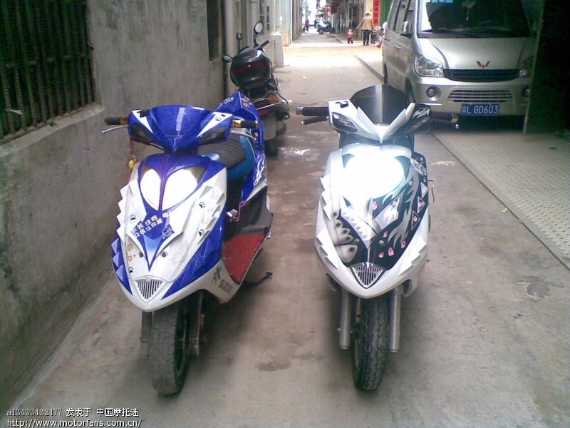 蓝巨星改装鲨鱼板 - 踏板论坛 - 铃木踏板摩托 -