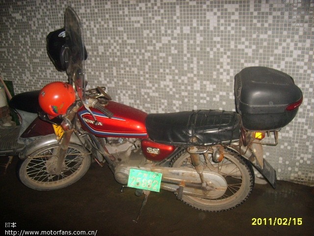 70年代末80年代初的本田CG125原装第一代 -
