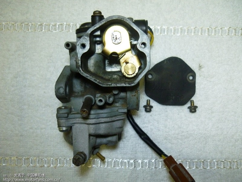 拆不下油针没有混合比调整螺丝的AG100化油