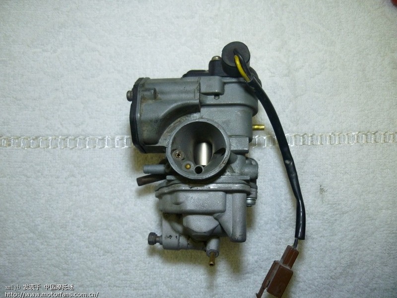 拆不下油针没有混合比调整螺丝的AG100化油