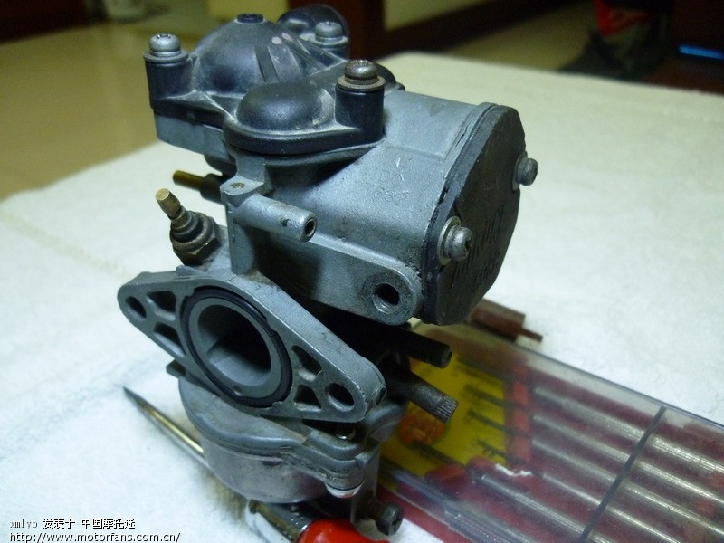 拆不下油针没有混合比调整螺丝的AG100化油