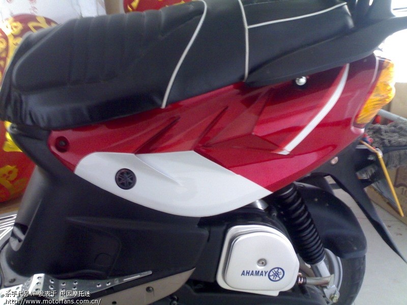 巧格摔了,换鲨鱼壳,补图! - 踏板论坛 - 雅马哈踏