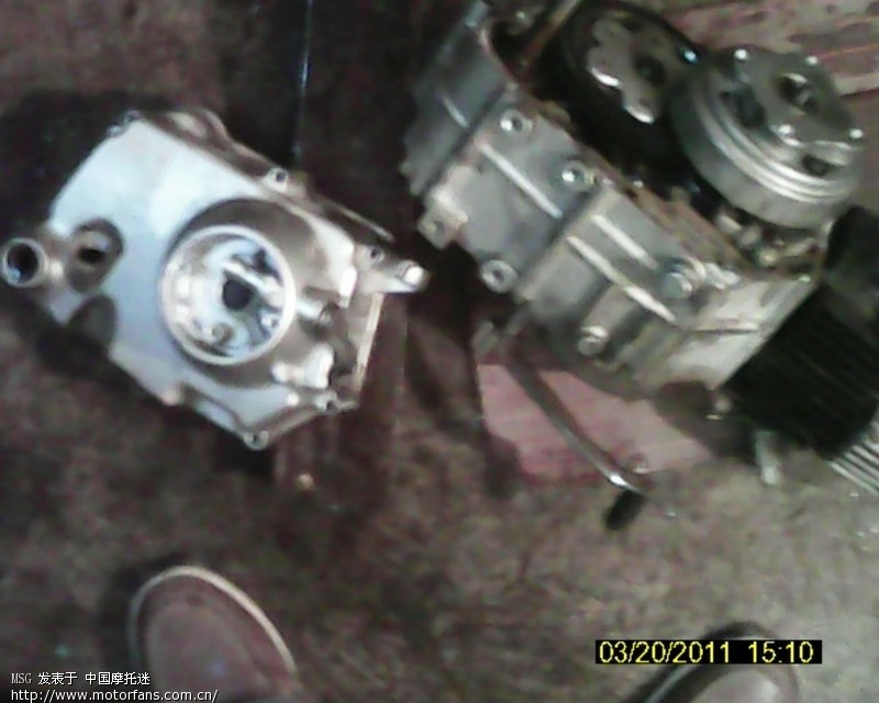 迷你110小越野的离合器,怎么拆?在线请教 - 维