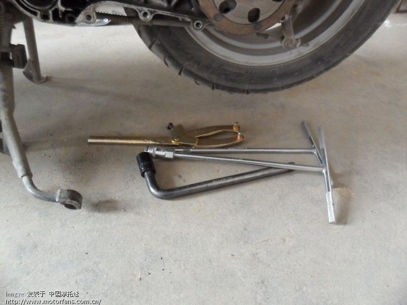 光阳未来战士换皮带。 - 光阳摩托 - 摩托车论坛