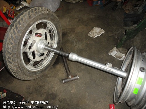 废物利用自制旋转椅 - 维修改装 - 摩托车论坛 -