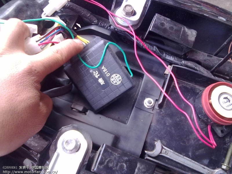 LX150-70C改装GP150-56挡泥板,看效果。 - 摩