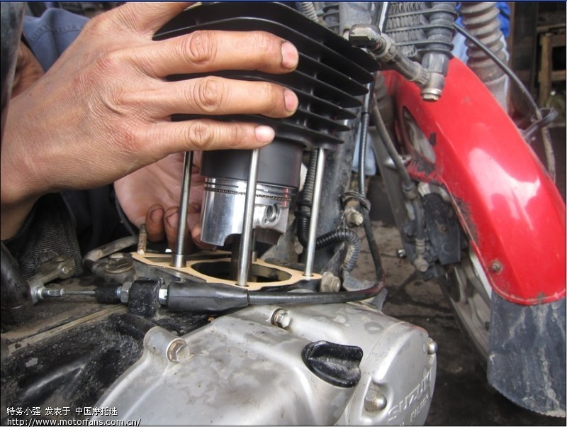 南益铃木编号F420发动机125CC改150CC - 维