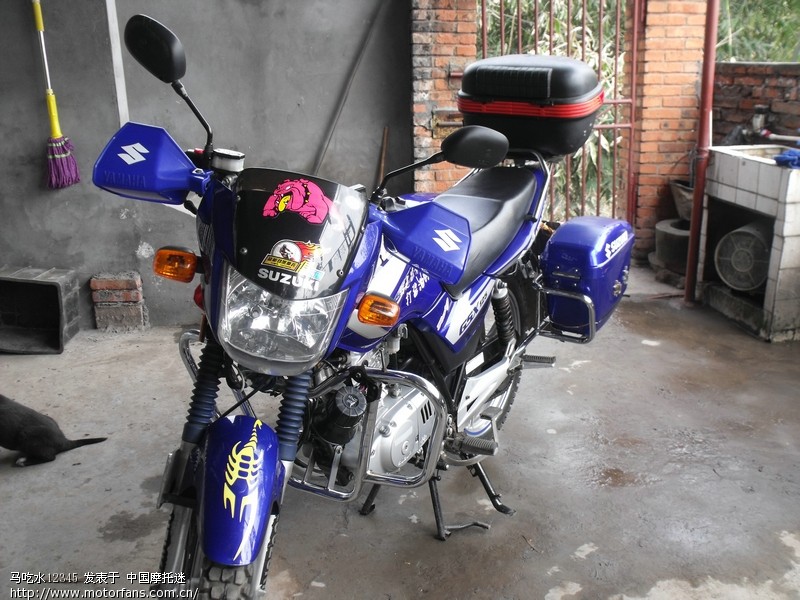 我的3B加边箱 - 摩托车论坛 - 济南铃木 - 摩托车